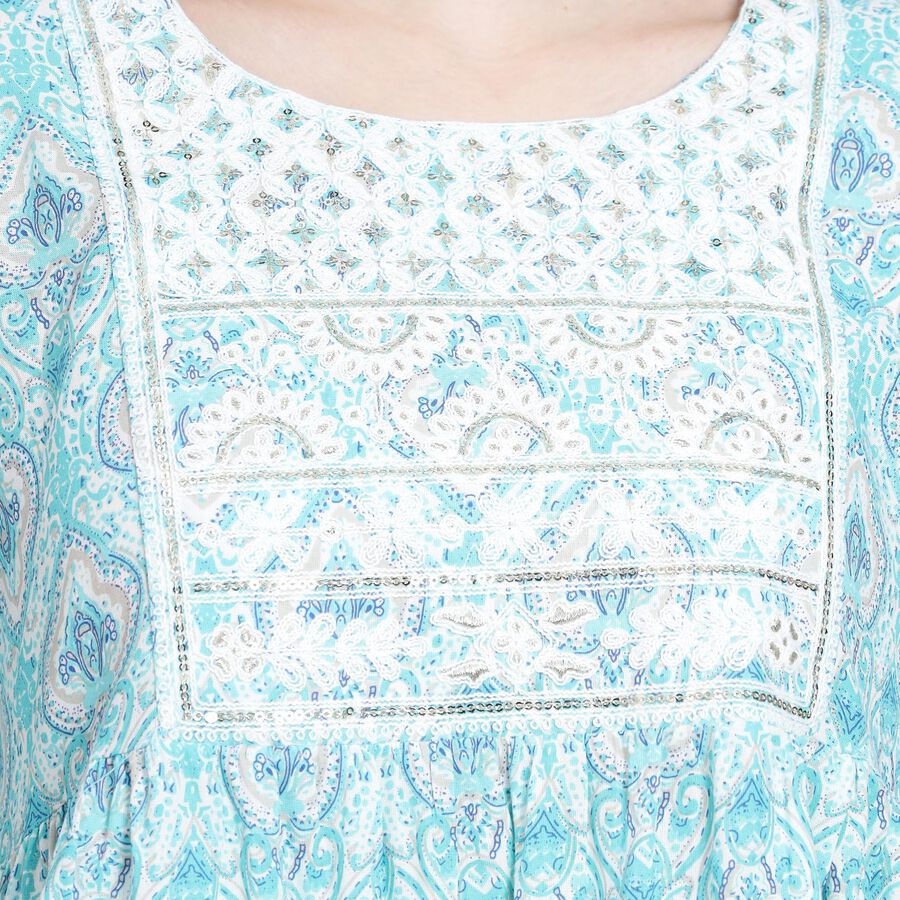 Ladies' Ethnic Set , हल्का नीला, large image number null